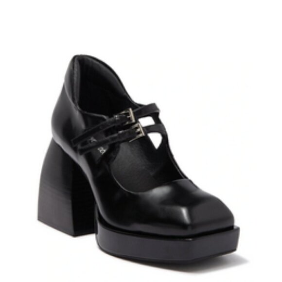JEFFREY CAMPBELL Platform Mary Jane Leather Pump - True to Size- RARE - Picture 1 of 1